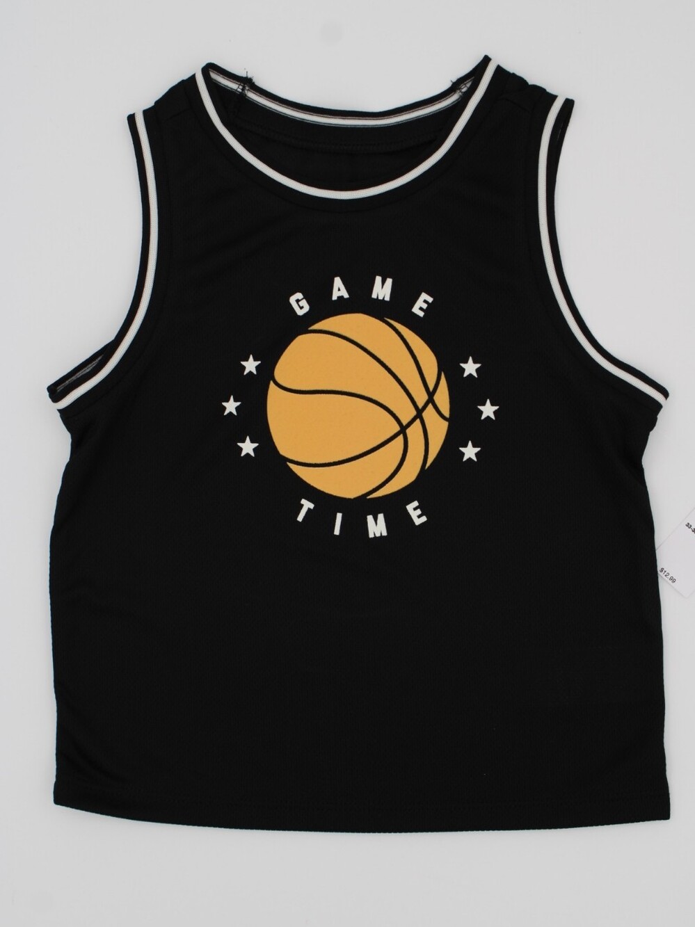 NWT Old Navy Active Boys Basketball Jersey 2T Black Game Time